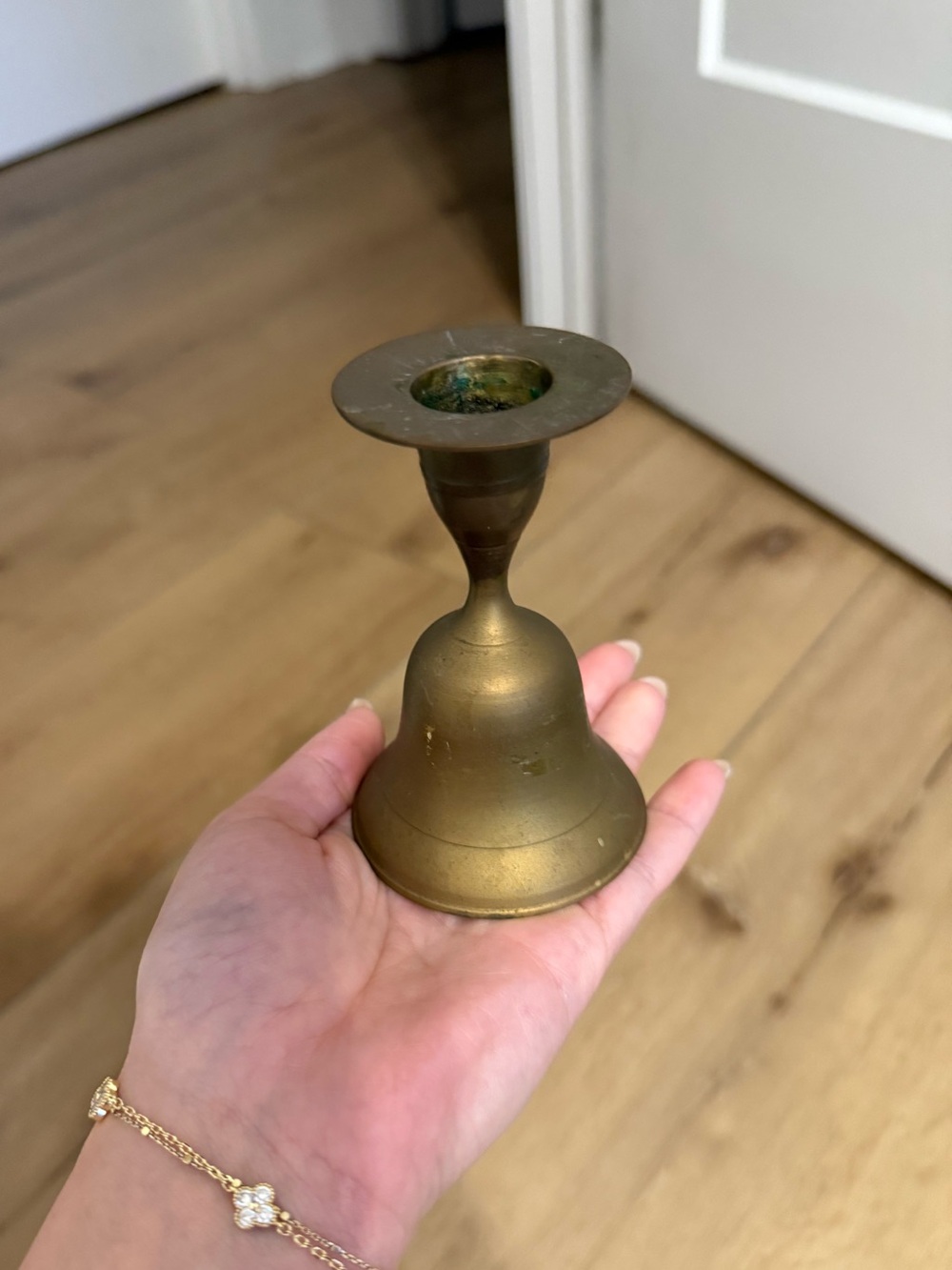 Brass Bell Candle Holder